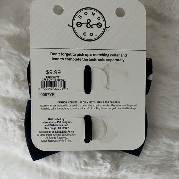 BOND and CO Bow Tie Set for Dogs - Picture 3 of 3